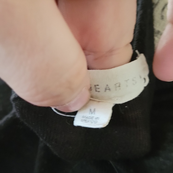 Black lace up Top - Picture 3 of 3